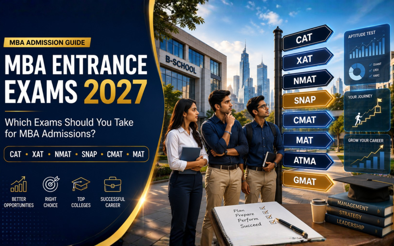 MBA Entrance Exams 2027: Which Exams Should You Take for MBA Admissions?